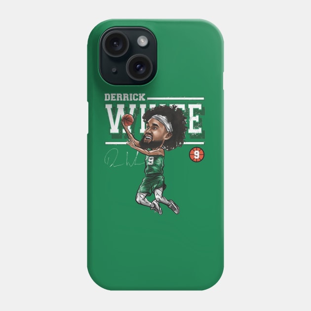 Derrick White Boston Cartoon Phone Case by danlintonpro