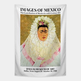 Frida Kahlo Exhibition Art Poster - "Diego on my mind" 1988 Tapestry