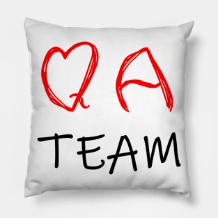 QA Team Pillow