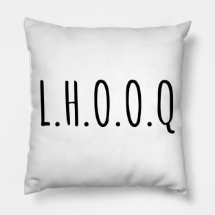 LHOOQ Marcel Duchamp Readymades Pillow