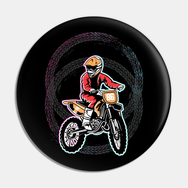 motocross Pin by Eoli Studio