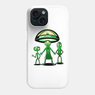 Friendly Aliens Phone Case