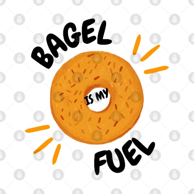 Bagel is my Fuel by EMMONOVI