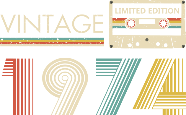 Vintage 1974 Limited Edition Cassette Kids T-Shirt by louismcfarland