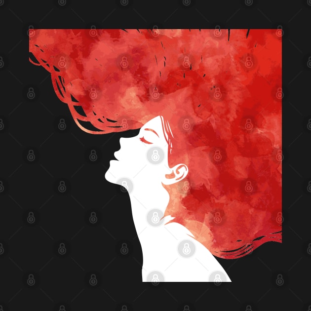 Red Hair Girl by Mako Design 