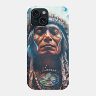 Native Indian Warrior Spirit Fantastic Cosmic Magical Phone Case