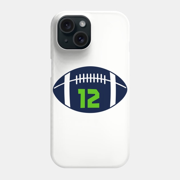 12 SEAHAWKS | FOOTBALL | SEATTLE Phone Case by theDK9