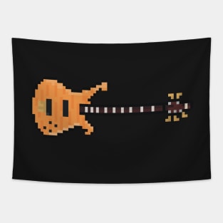 Pixel Custom Rivers Bass Guitar Tapestry