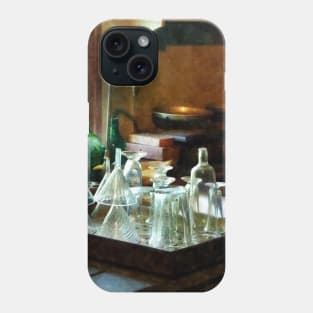 Pharmacy - Glass Funnels and Bottles Phone Case