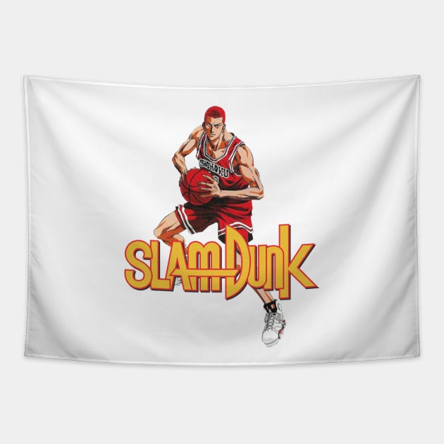 Slamdunk - Sakuragi Tapestry by jomsdesign