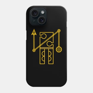 Pictish Rectangular Motif and Z Rod Phone Case