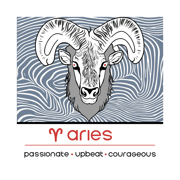 Aries Season - Zodiac Graphic by Well3eyond