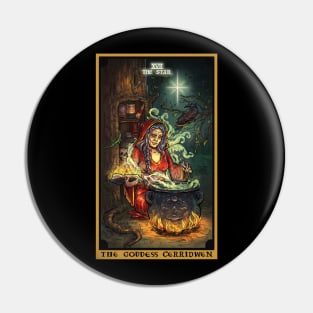 The Goddess Cerridwen The Star Tarot Card Pin