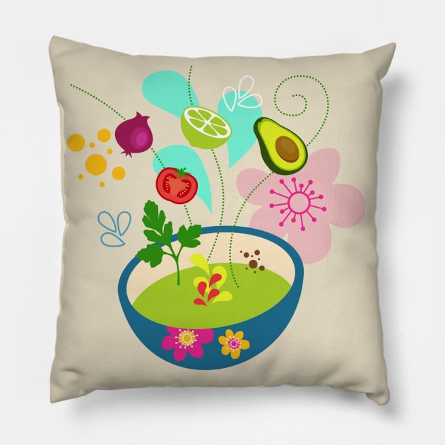 Guacamole party Pillow by mil_papeles
