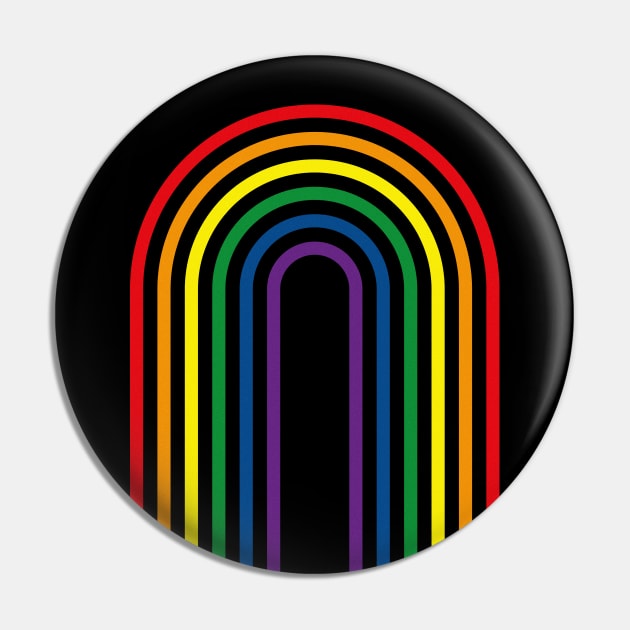 Rainbow Pin by oksalyesilok