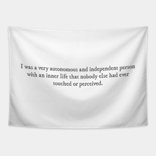 Conversations with Friends book quote Tapestry