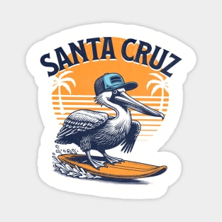 Santa Cruz Surfing Pelican Magnet