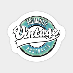 Fremantle australia vintage style logo Magnet