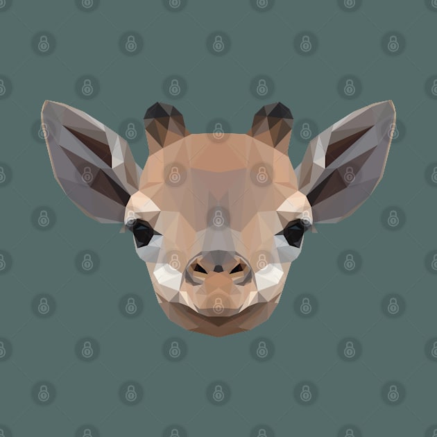 Low poly baby giraffe by ErinFCampbell