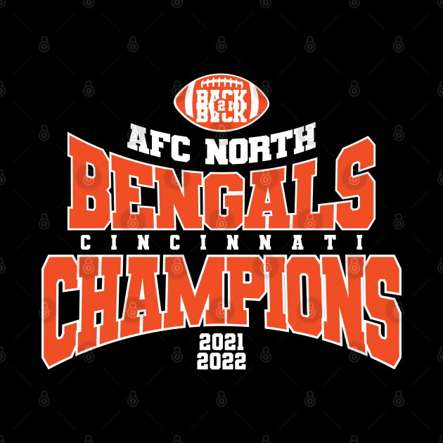 Bengals B2B AFC North Champions by Nagorniak