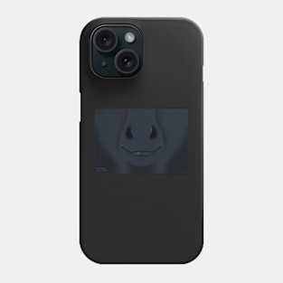 Black Horse Face Phone Case