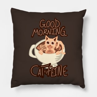 Good Morning Cat•Feine V18 Pillow