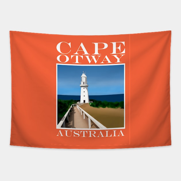 Cape Otway Lighthouse Tapestry by DiegoCarvalho