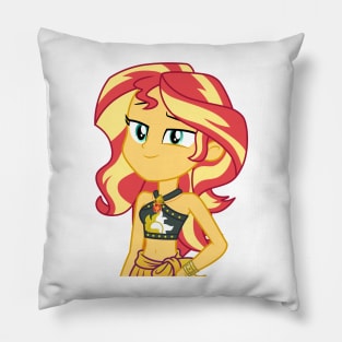 Beach Sunset Shimmer 1 Pillow