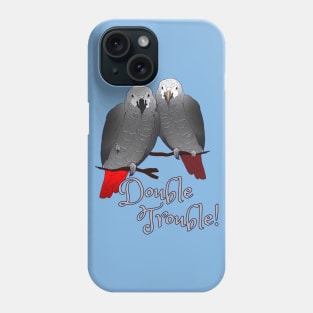 Congo and Timneh African Grey Parrot DoubleTrouble Phone Case