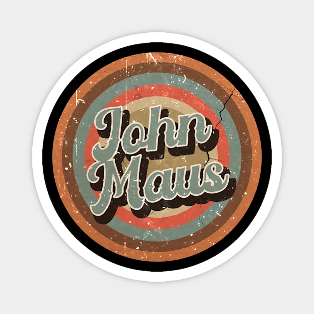 John Maus // Vintage Look aesthetic art Magnet by penCITRAan