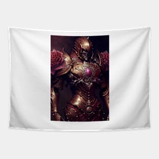 Maroon Battlemage Tapestry