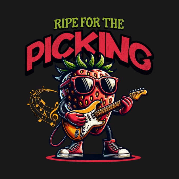 Funny Strawberry Rocker by The Jumping Cart