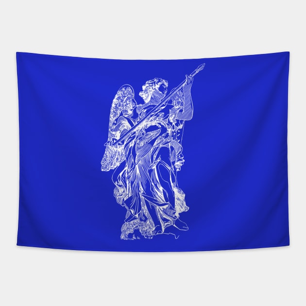 Saint Michael the Archangel Tapestry by la chataigne qui vole ⭐⭐⭐⭐⭐