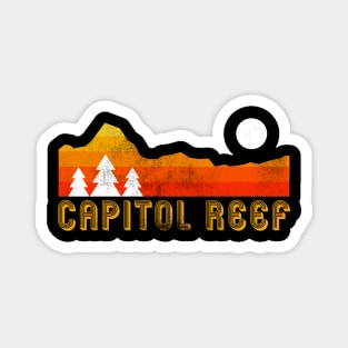 Capitol Reef  national park retro vintage Magnet