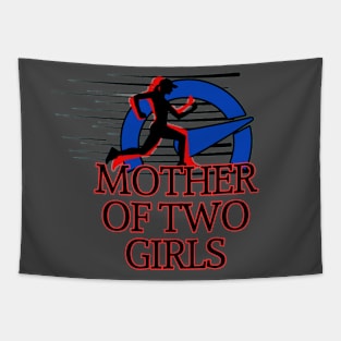 MOTHER OF TWO GIRLS Tapestry