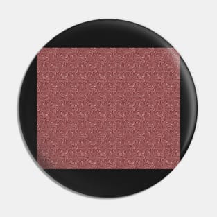 Abstract Pattern Red Natural Flow Updated Vintage Pin