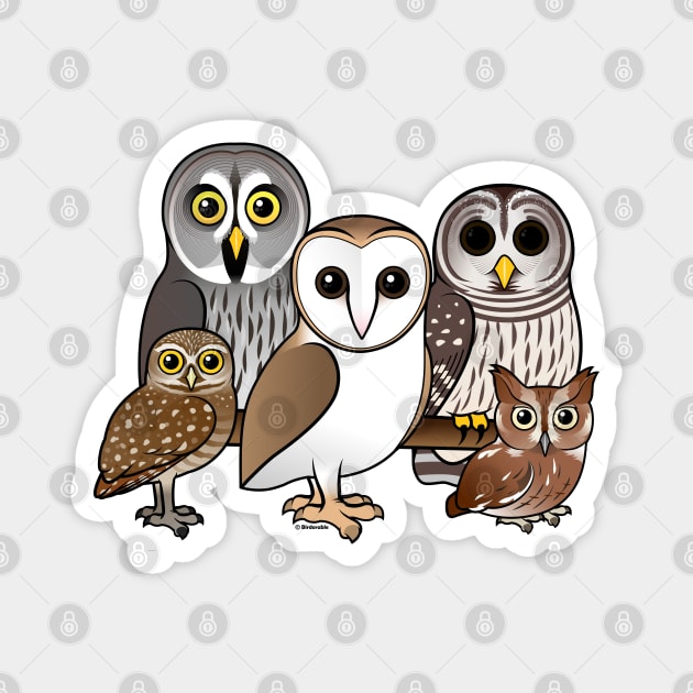 Birdorable Owl Fan Magnet by birdorable