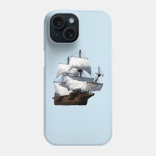 sailing ship Phone Case