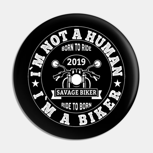 I am a Biker- Cool Design Pin by Safayet123