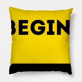 Begin Yellow Pillow