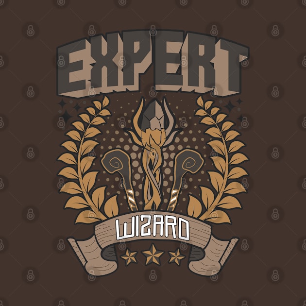 Expert Wizard Dark - D&D Dungeons & Dragons Fantasy RPG Game Character Classes by sadpanda