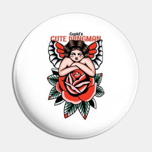 Cupid Cute Wingman Pin