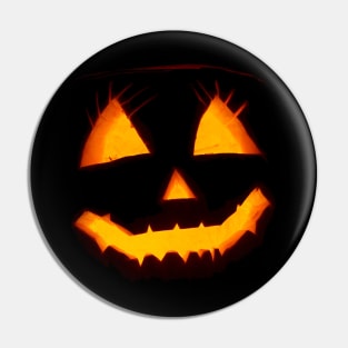 Image: Halloween pumpkin face Pin