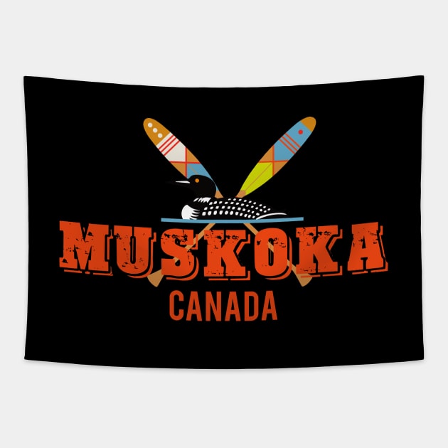 Muskoka Canada Tapestry by DavidLoblaw