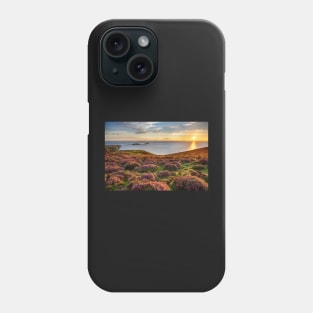 Sunset over Rhossili Bay Phone Case