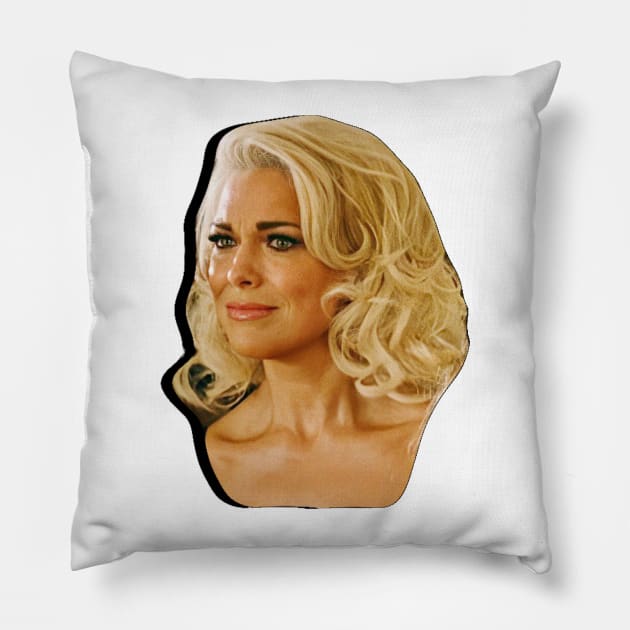 Hannah Waddingham Bombshell Pillow by baranskini