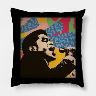 Vintage Poster - James Brown Style Pillow