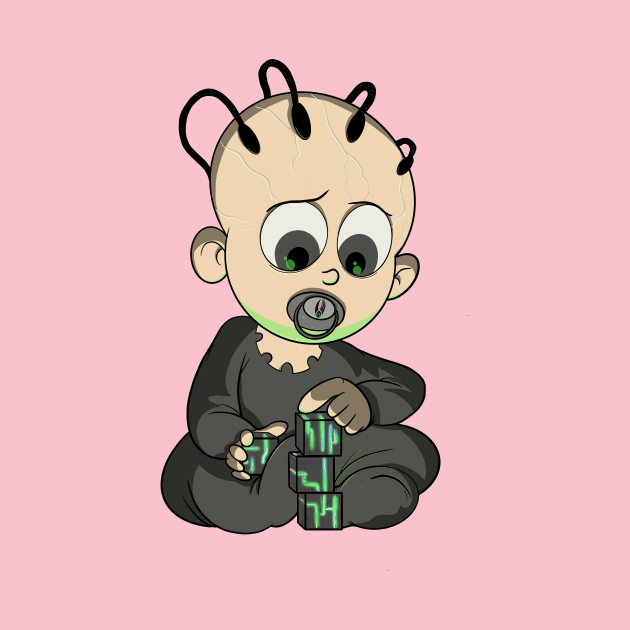 Lil’ Baby Borg Queen by ArtOfJHammond