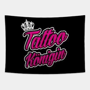 Tattoo königin (black) Tapestry