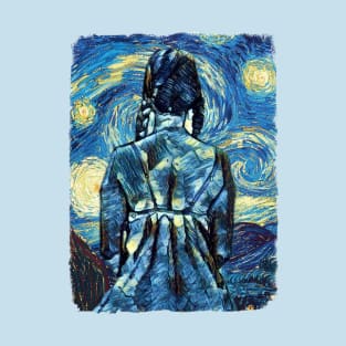 Girl Van Gogh Style T-Shirt